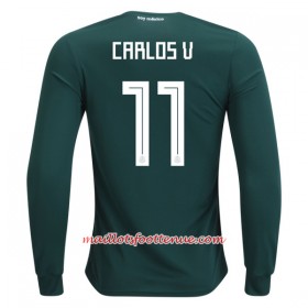 Maillot/Tenue Mexique Carlos V 11 Domicile Coupe du monde 2018 Manche Longue